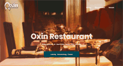 Desktop Screenshot of oxin-restaurant.de